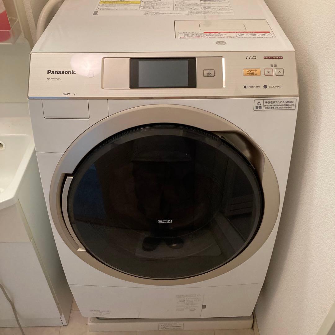 パナソニックPanasonicななめドラム洗濯乾燥機NA-VX9700L-W