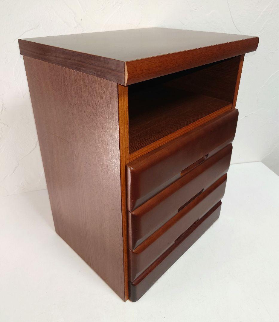 木製小物入れ ミニチェスト 花台 棚 BOXボックス 化粧板 三段 台 飾り棚①