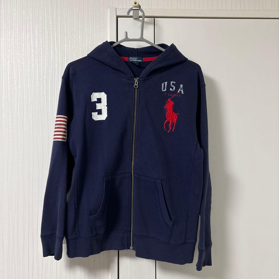 Polo by Ralph Lauren　ビッグポニージップアップパーカー