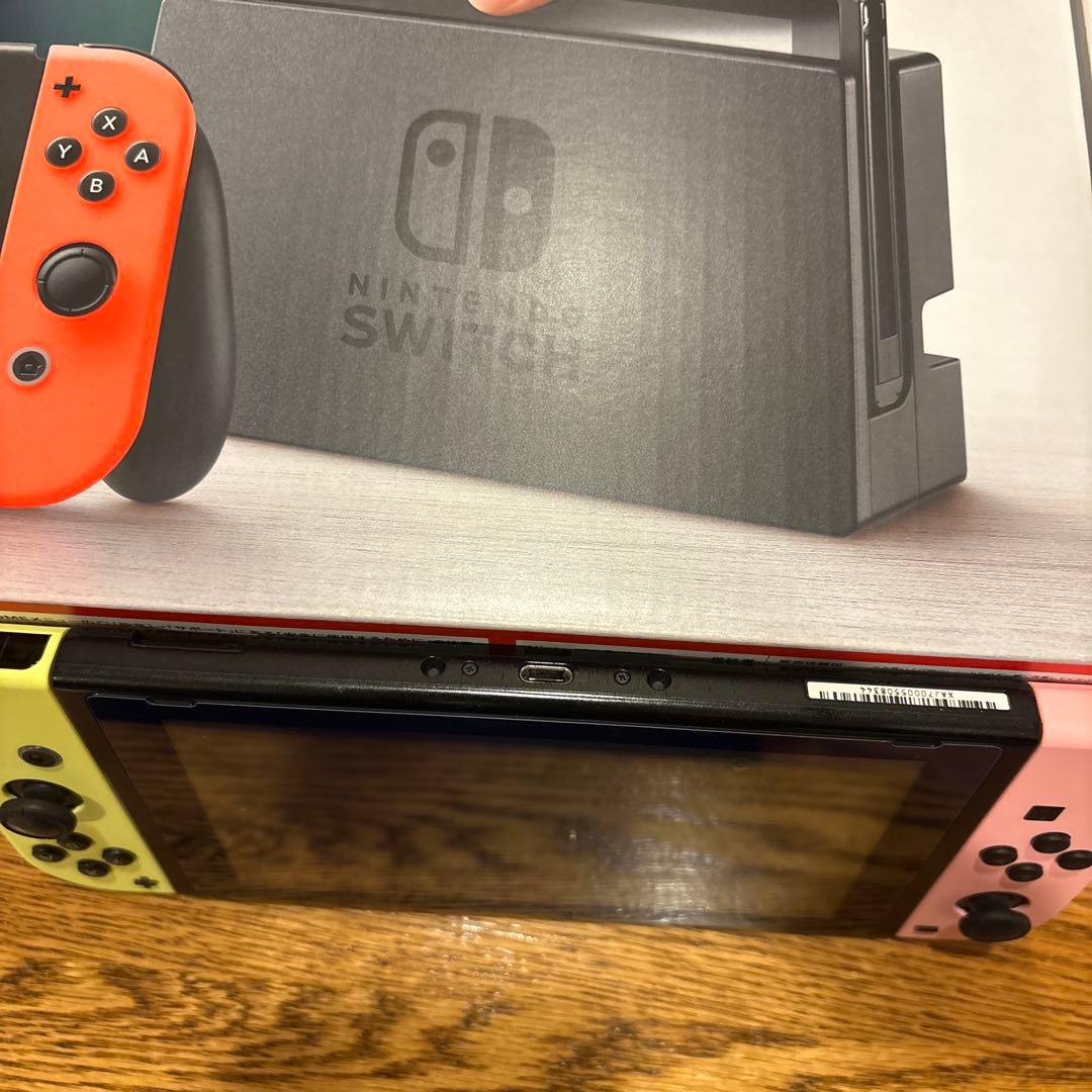 ※ジャンク　Nintendo Switch 本体 ピンクイエローJoy-Con