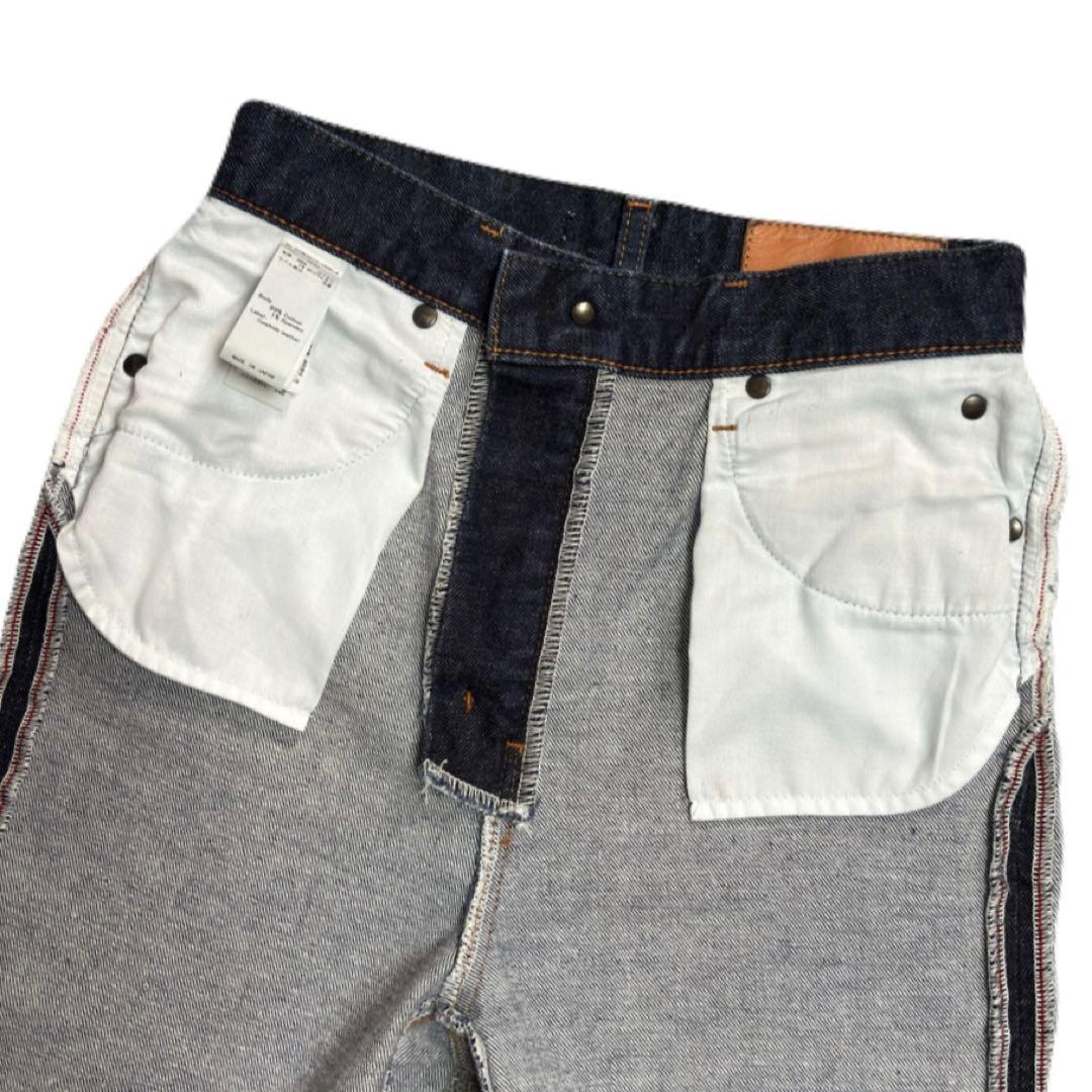 【濃紺】MOUSSY MVS FLAREフレアデニムパンツ