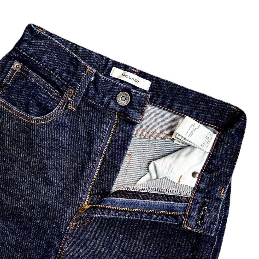 【濃紺】MOUSSY MVS FLAREフレアデニムパンツ