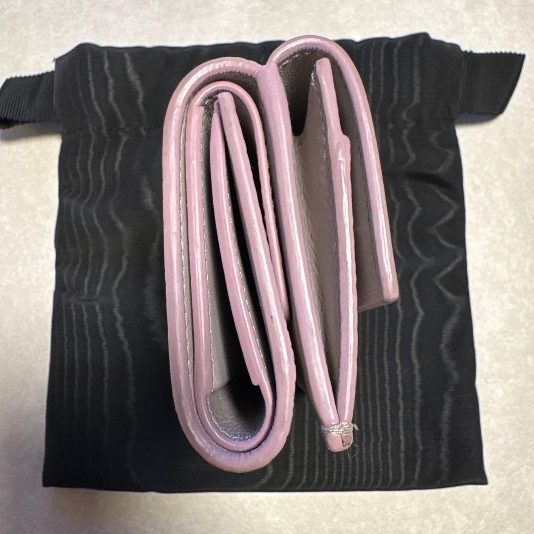 CELINE Faldel Compact Wallet ラベンダーグレー