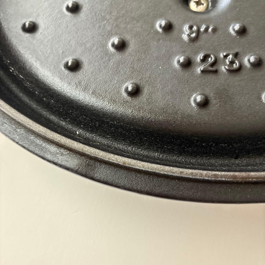 STAUB LA COCOTTE 青　ネイビー 鍋　オーバル　23cm