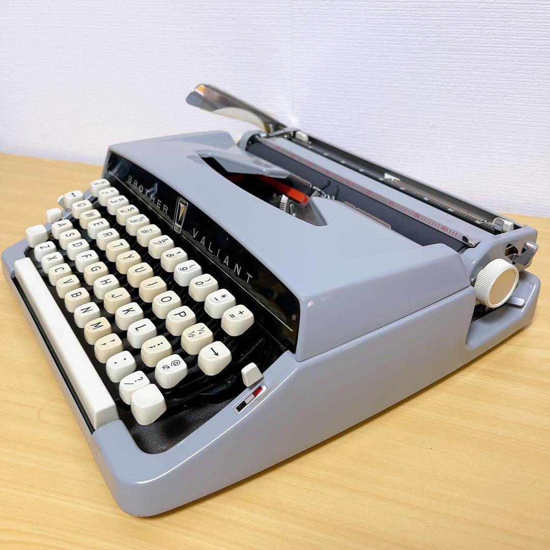 動作品★BROTHER Valiant タイプライター 昭和レトロ アンティーク