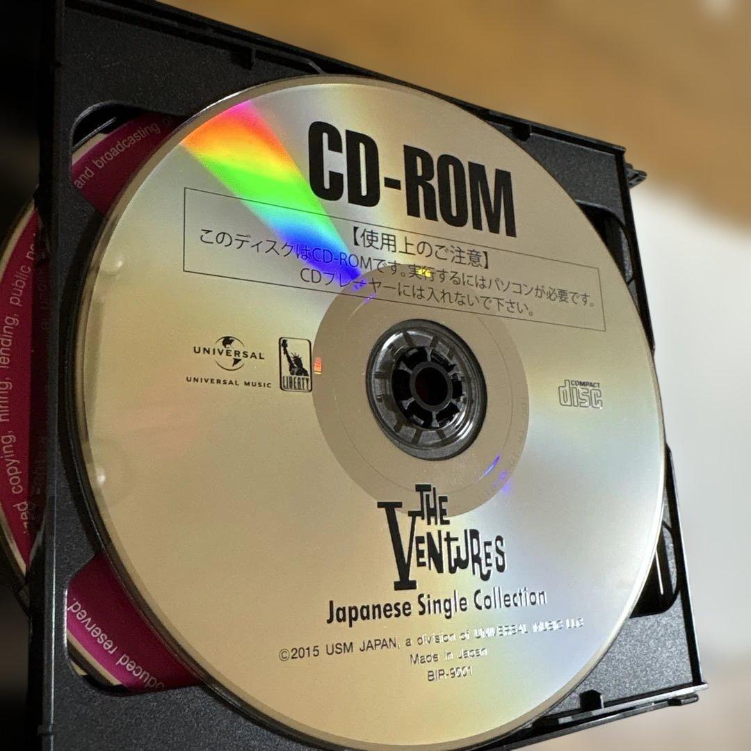 帯付きベンチャーズ　ジャパニーズ・シングル・コレクション　5CD &CD-ROM