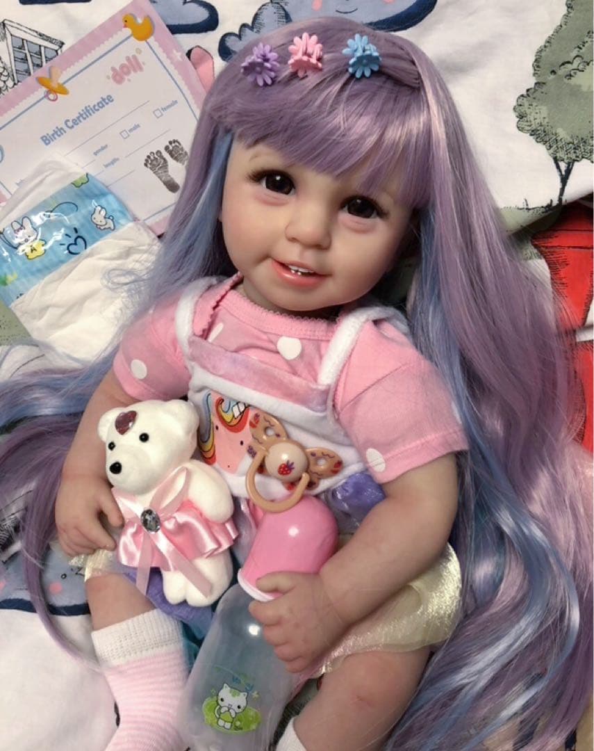 専用　美しい髪の女の子&トドラーリボーンドール