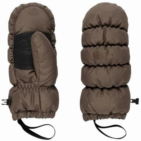 ザ ノースフェイス モンタナ パファー ミトン 手袋 グローブ L ブラウン