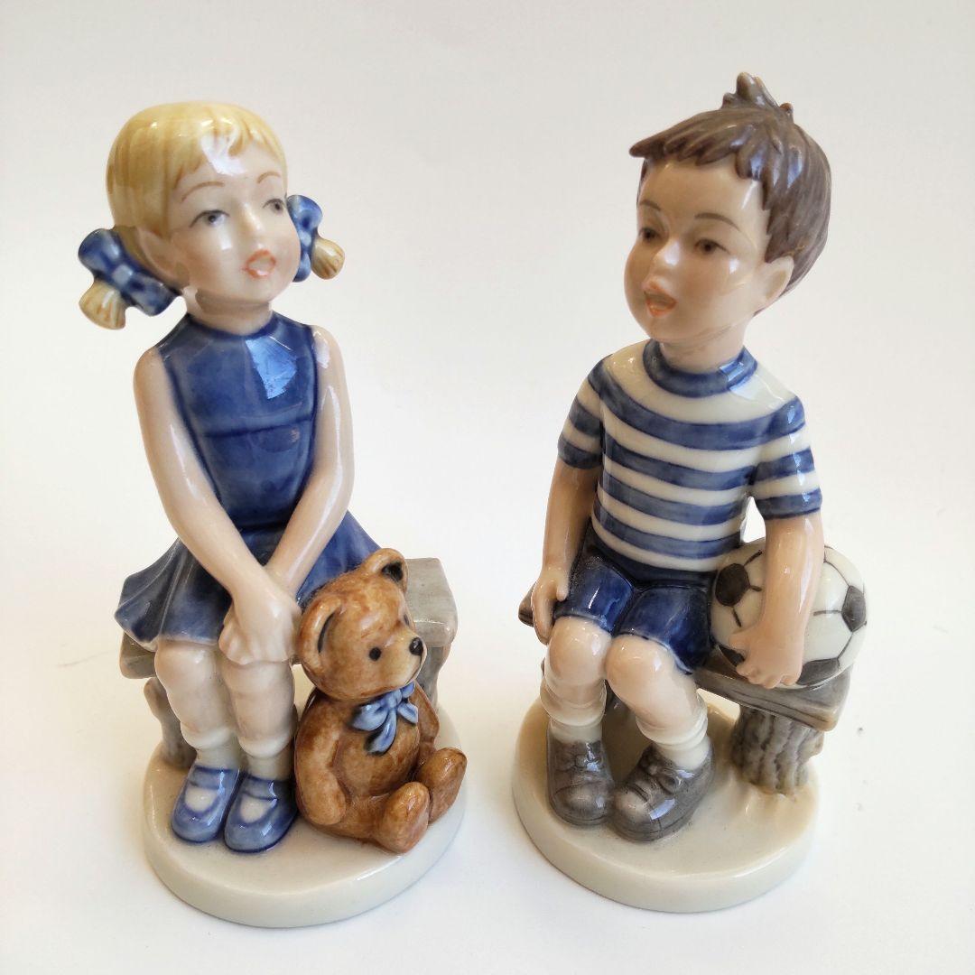 美品 ロイヤルコペンハーゲン フィギュリン フレデリック エマ ミレニアムモデル