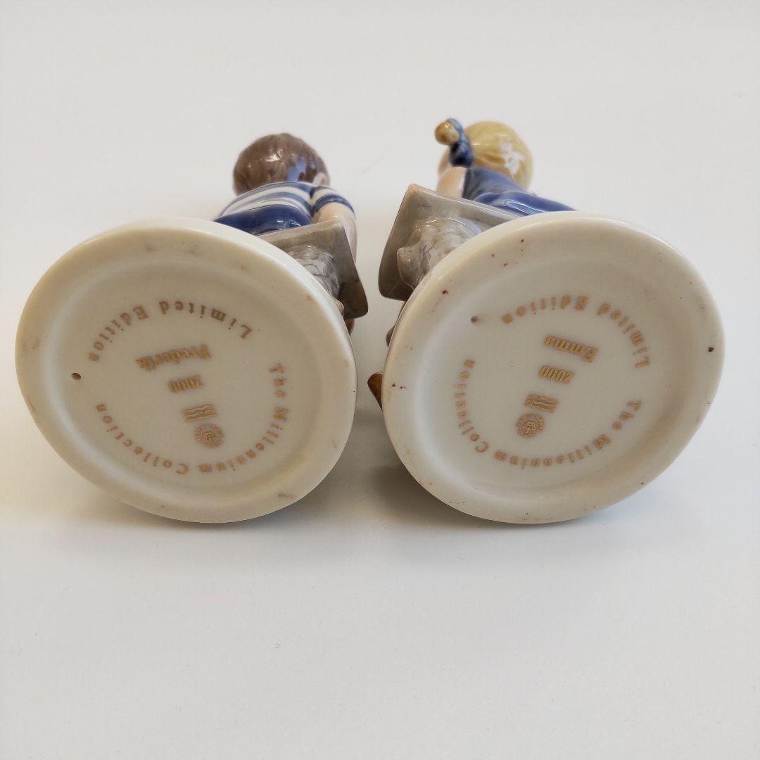 美品 ロイヤルコペンハーゲン フィギュリン フレデリック エマ ミレニアムモデル