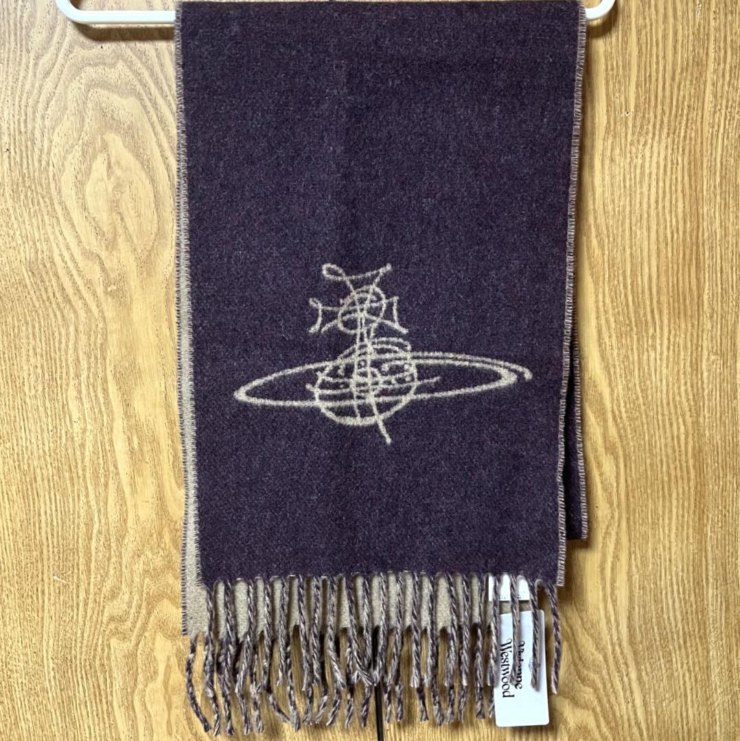 最終特価【新品・正規品】ヴィヴィアンウエストウッド　羊毛マフラー