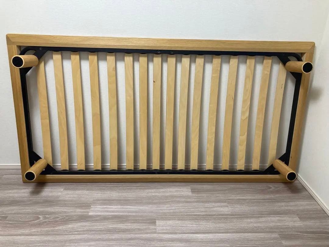 無印良品　MUJI 木製シングルベッドフレーム　オーク材　※収納も別掲載してます