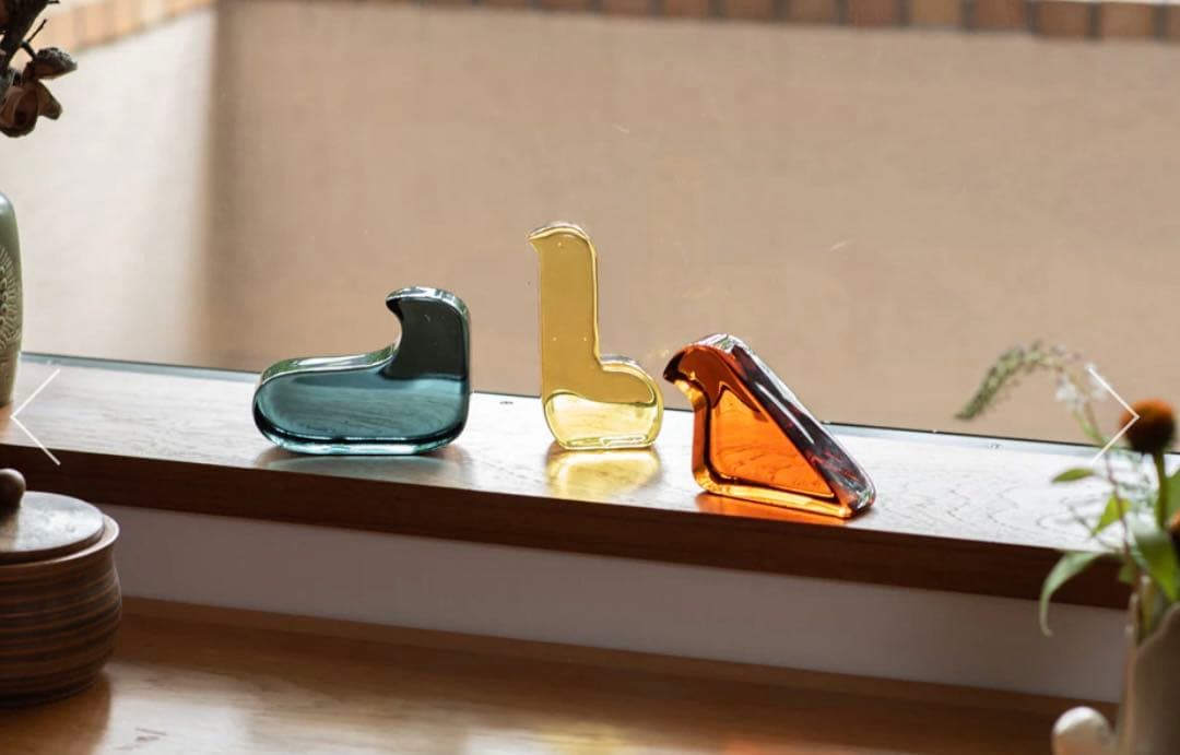 ×mina perhonen ガラスバードセット