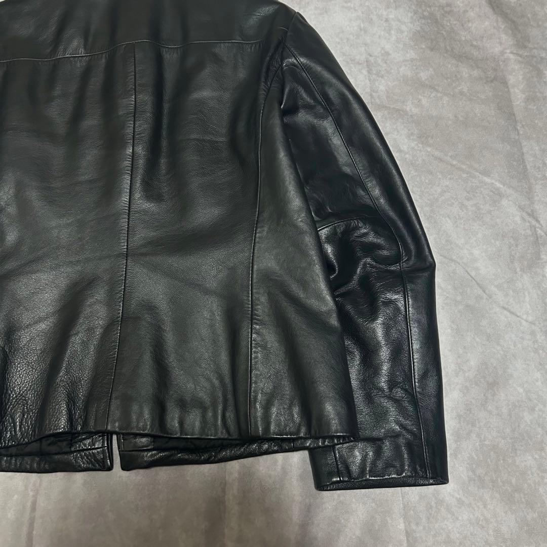 ジャケット・アウター 00s archive blouson leather jacket mode