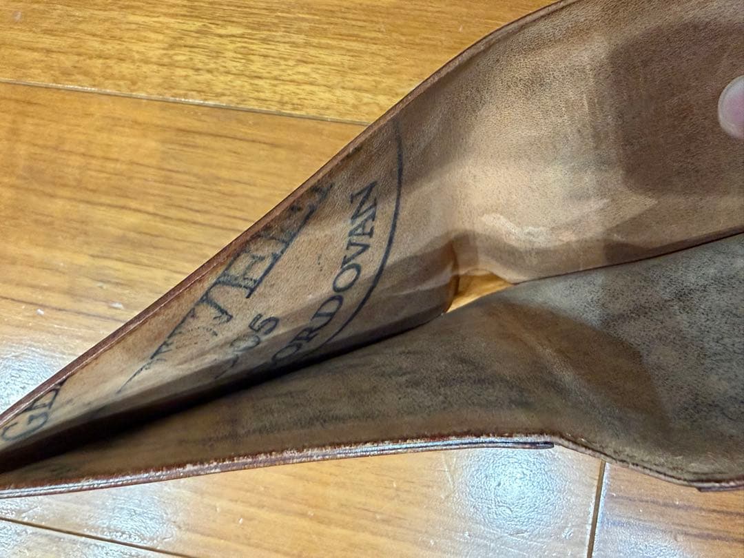 わ*ち様 KREIS 二つ折り財布シェルコードバン クライス