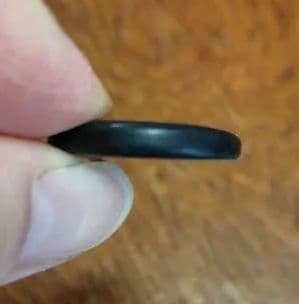 日向特製蛤碁石　本那智黒付セット　32号　木製ケース付き