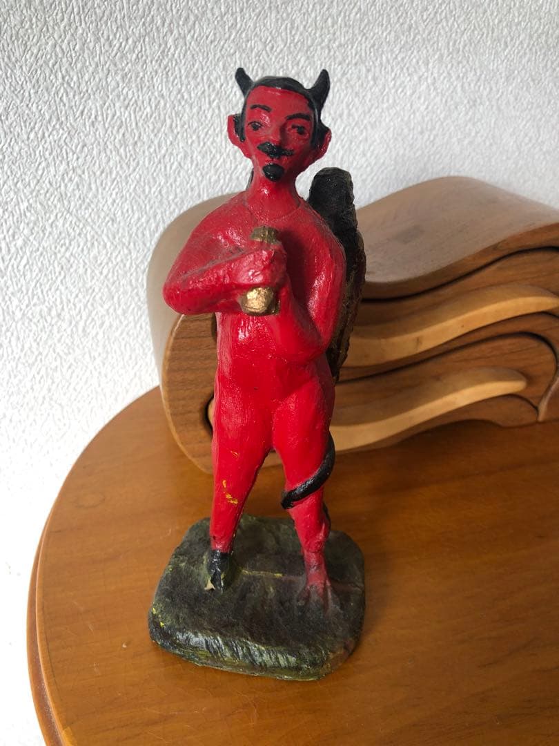 ビンテージ　デビル 悪魔　サタン ミッドセンチュリー　人形　アンティーク