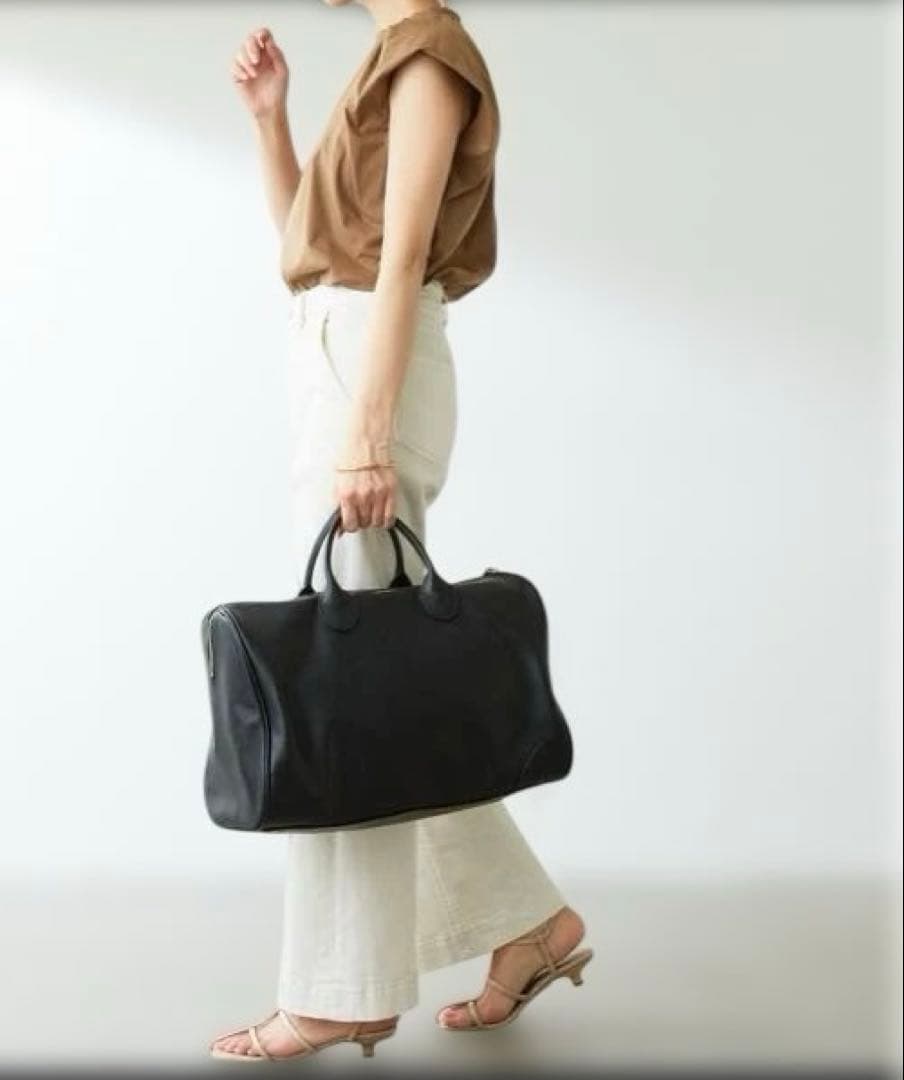 希少美品★ PAPILLONNER パピヨネ ボストンバッグ 牛革