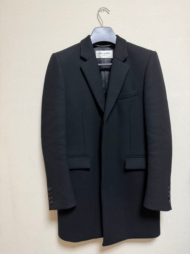 SAINT LAURENT PARIS 2020AWチェスターコート/48