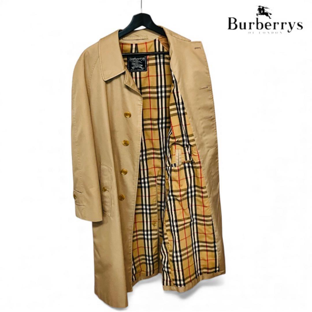 Burberry ステンカラーコート　ノヴァチェック　※やや汚れ等あり