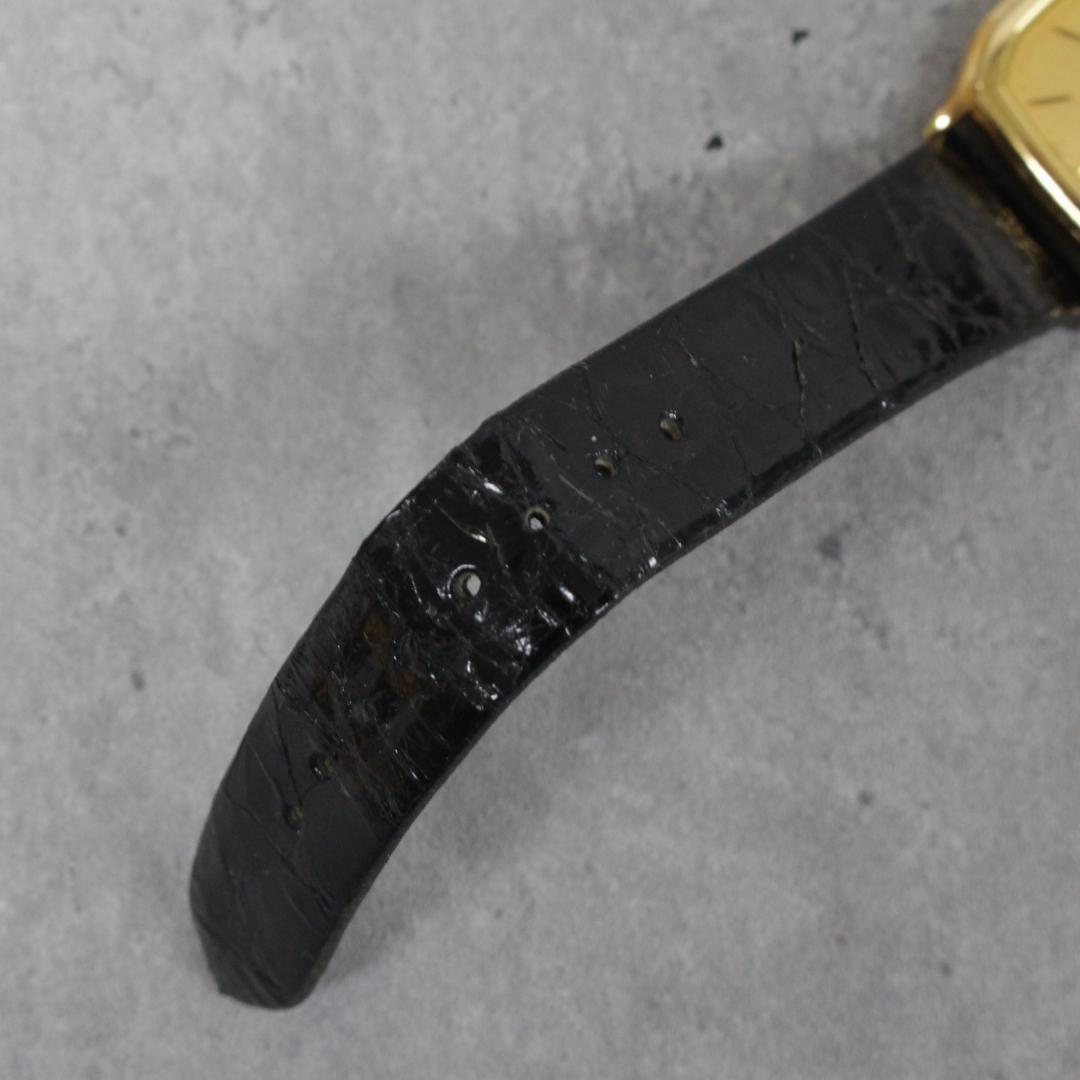 ▲SEIKOセイコー ドルチェ ゴールド レクタンギュラー 5E31-5A10