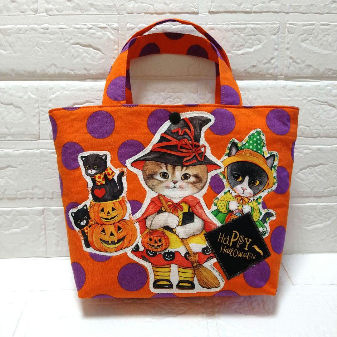 お値下中！コヤンイサムチョン☆ミニトートバッグ　ランチバッグ　パープルドット