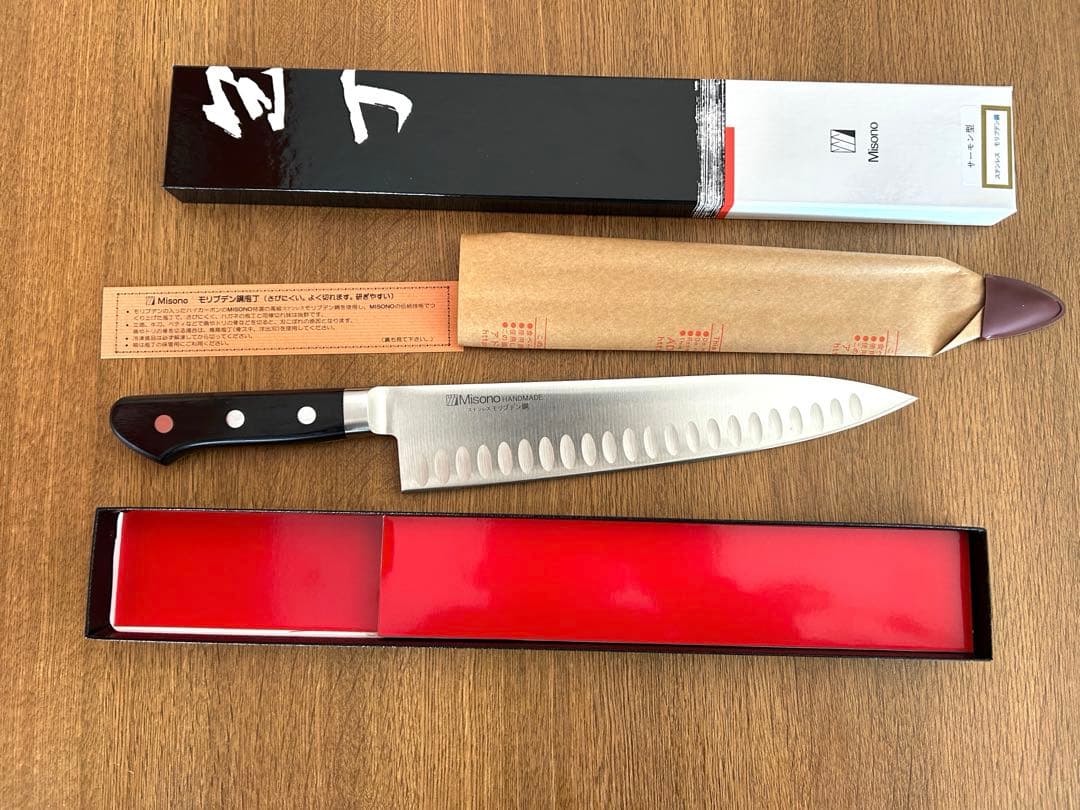 ミソノ モリブデン鋼 牛刀サーモン No.563 24cm