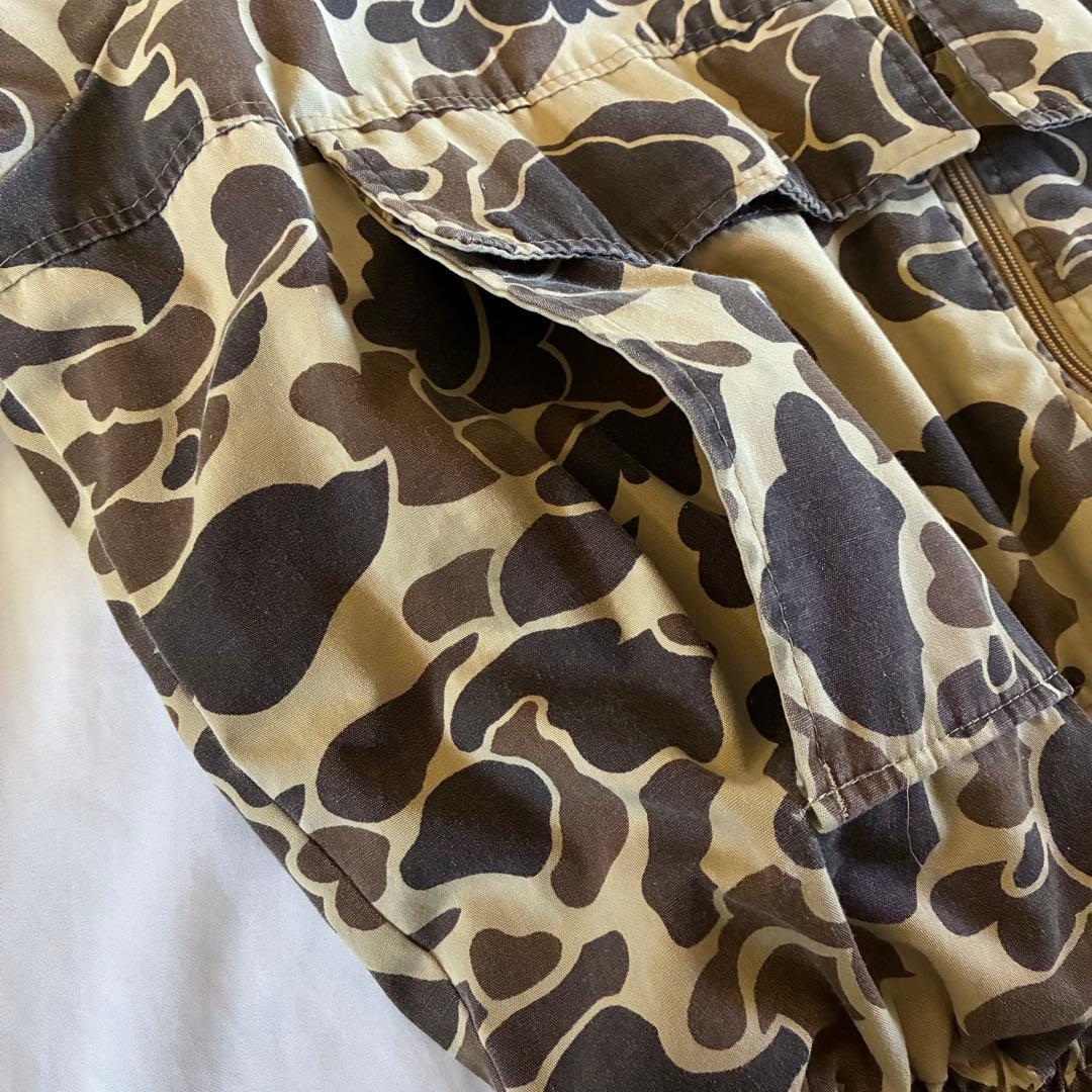 古着　70s 80s　cabelas　カベラス　カモ柄パーカー　USA製