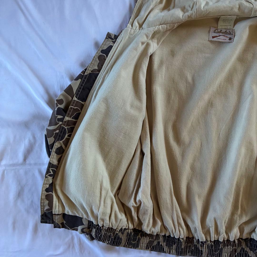 古着　70s 80s　cabelas　カベラス　カモ柄パーカー　USA製