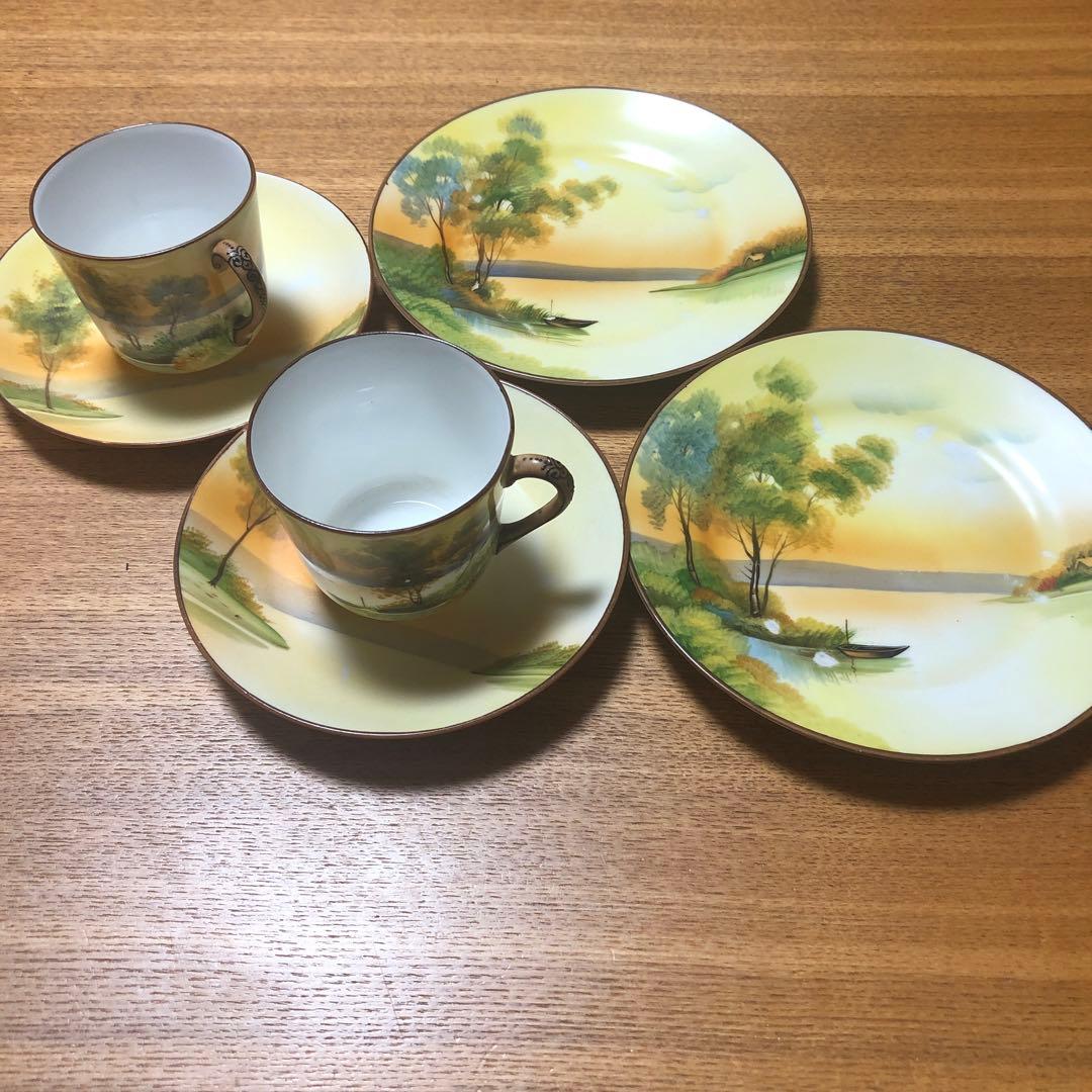 オールドノリタケティーカップセット
