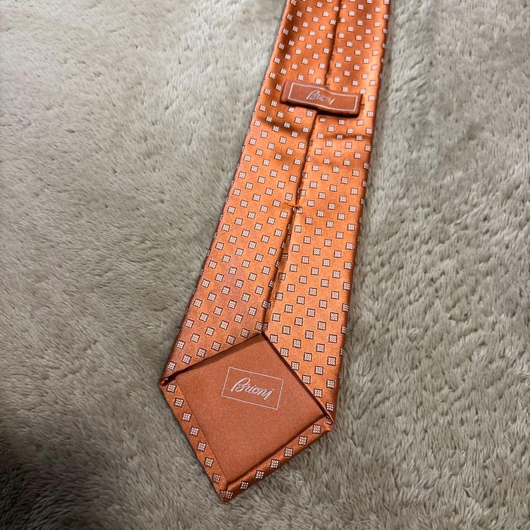 な*ー様 BRIONI ネクタイ オレンジ