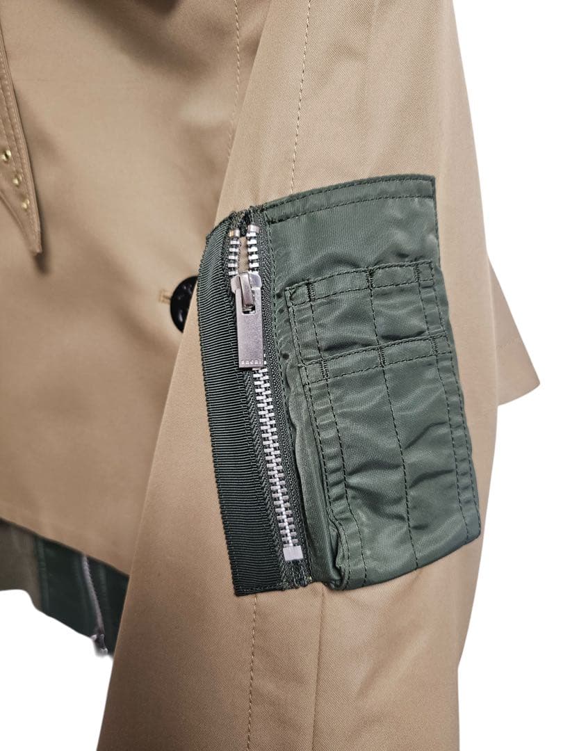 本物美品sacai Cotton Gabardine Mix Blouson