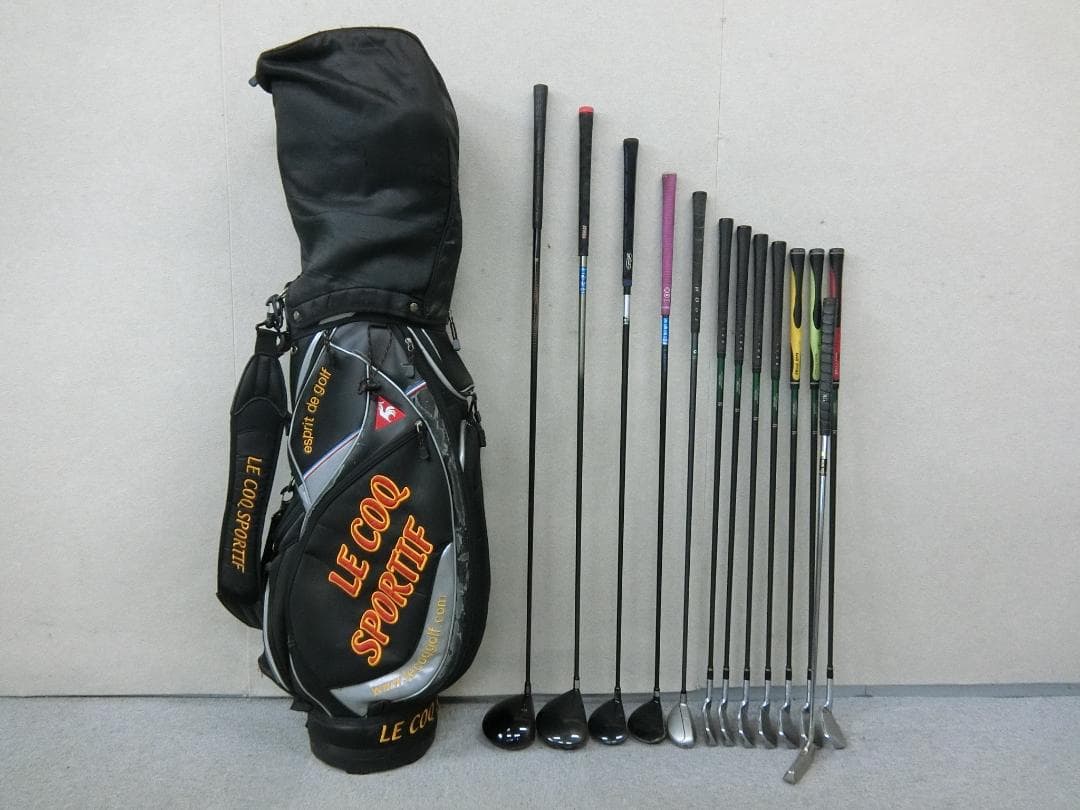 b719 初心者歓迎 プロギア 等メンズゴルフ１３本セット※Ｄｒ２本入り