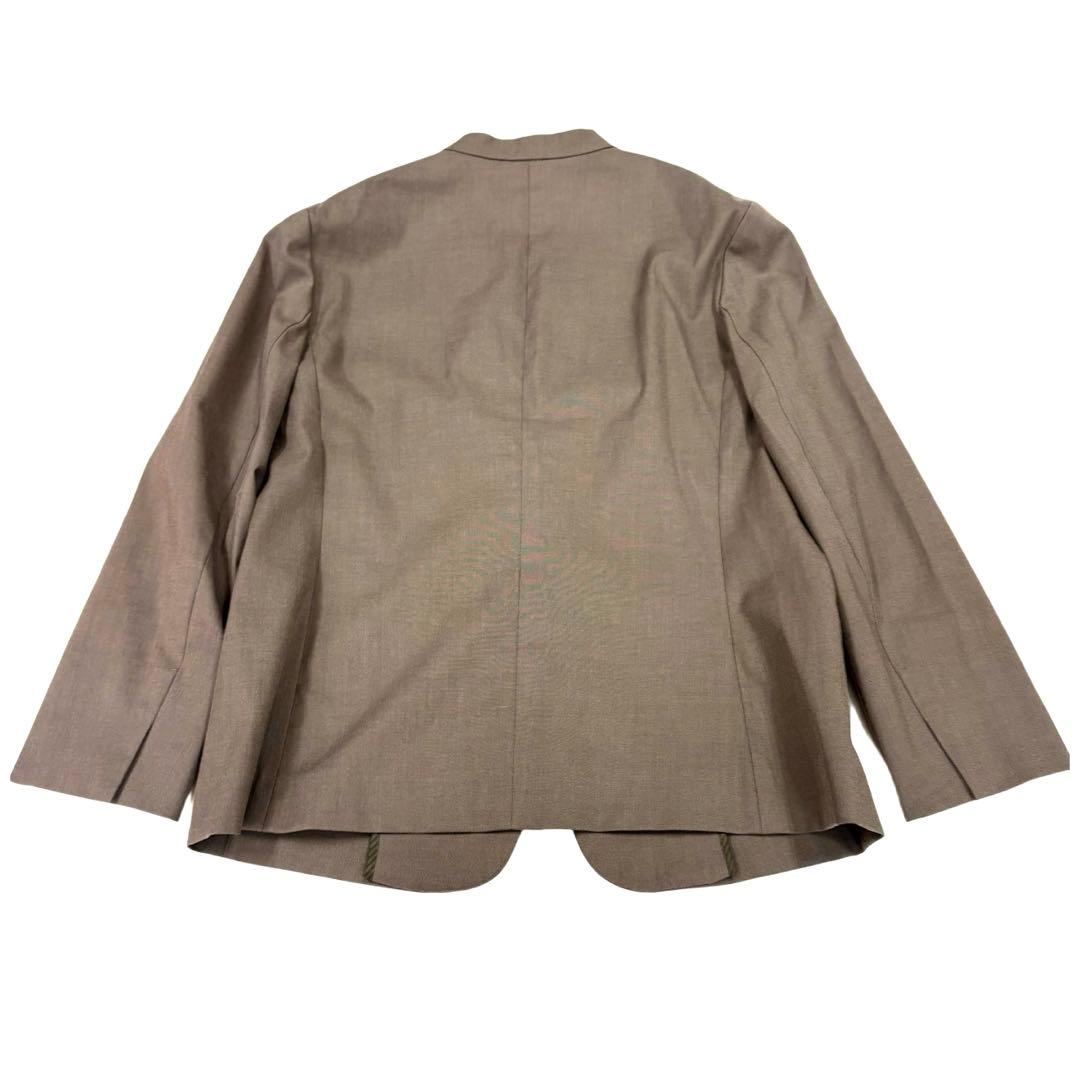 現行　美品　ジェイプレス セットアップ ノーカラー ワイドパンツ ベージュ11号