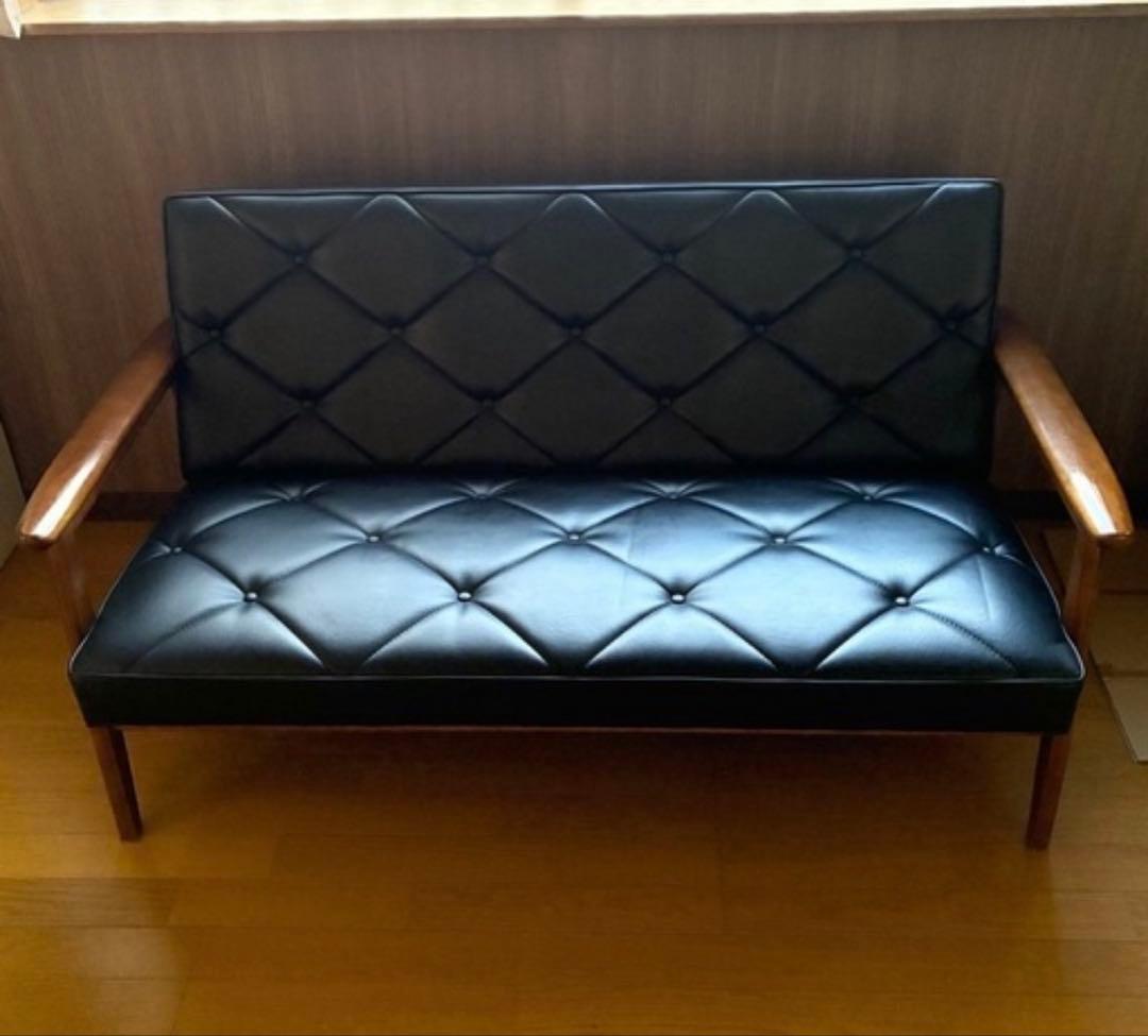 山梨県内配送無料 【Karimoku / カリモク】2人掛けソファ 2シーター