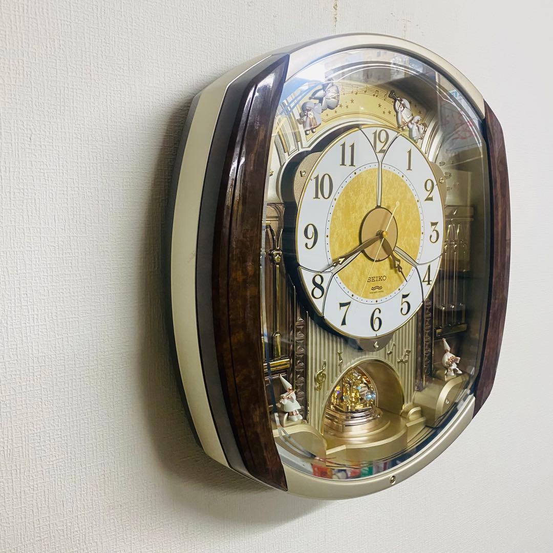 SEIKO からくり時計　アミューズ　メロディ時計　電波時計　RE564H