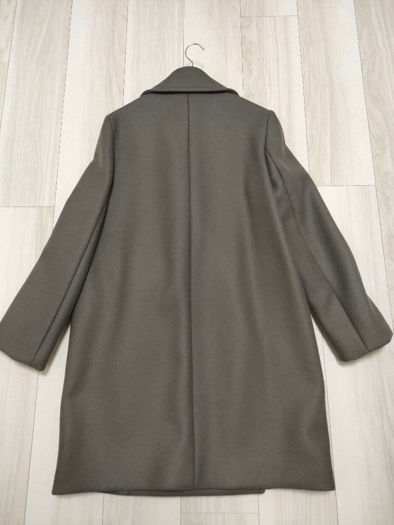 ★美品★ステラマッカートニー チェスターコート コクーン グレー 38 メルトン