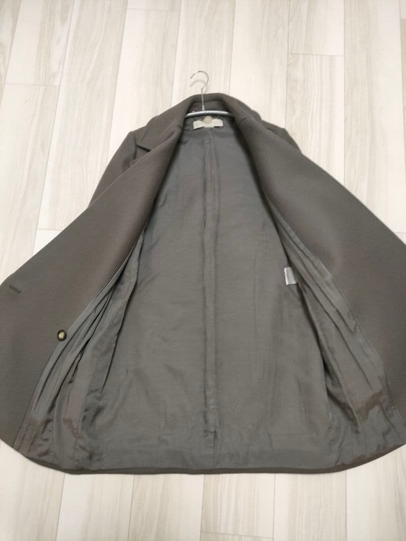 ★美品★ステラマッカートニー チェスターコート コクーン グレー 38 メルトン