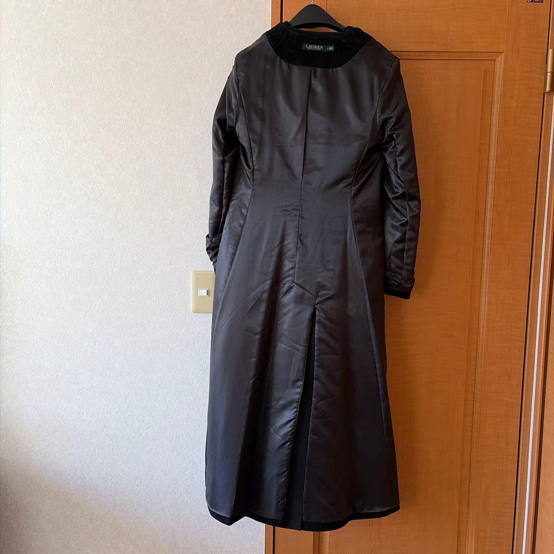【新品未使用】LAUREN RALPH LAUREN ブラック ロングコート