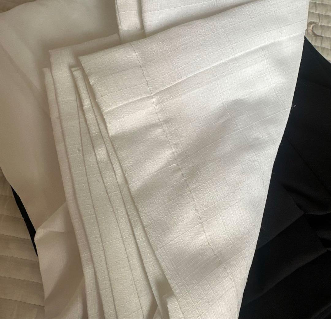 美品！黒系　縦縞袴　七五三　5歳　男の子　セット一式　　鷹　松　城