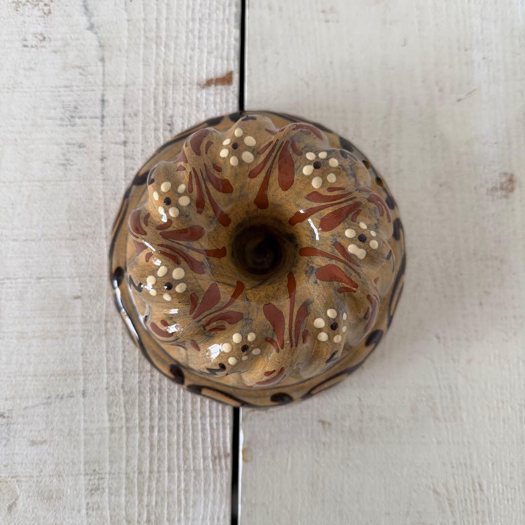 フランス　アルザス陶器　クグロフ型