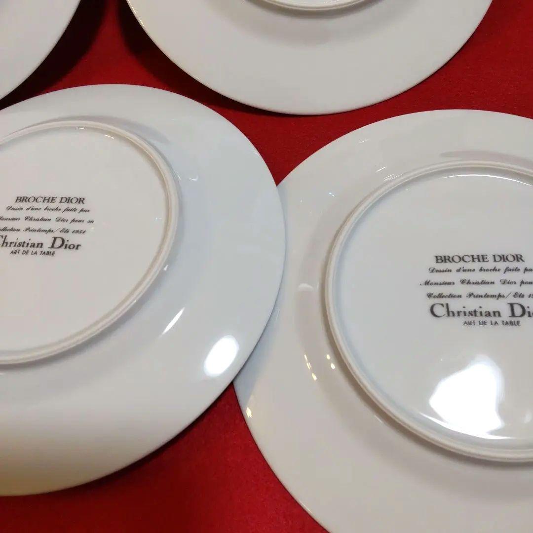 Christian Dior 皿 5枚セット ブロッシュ ディオール ★美品★