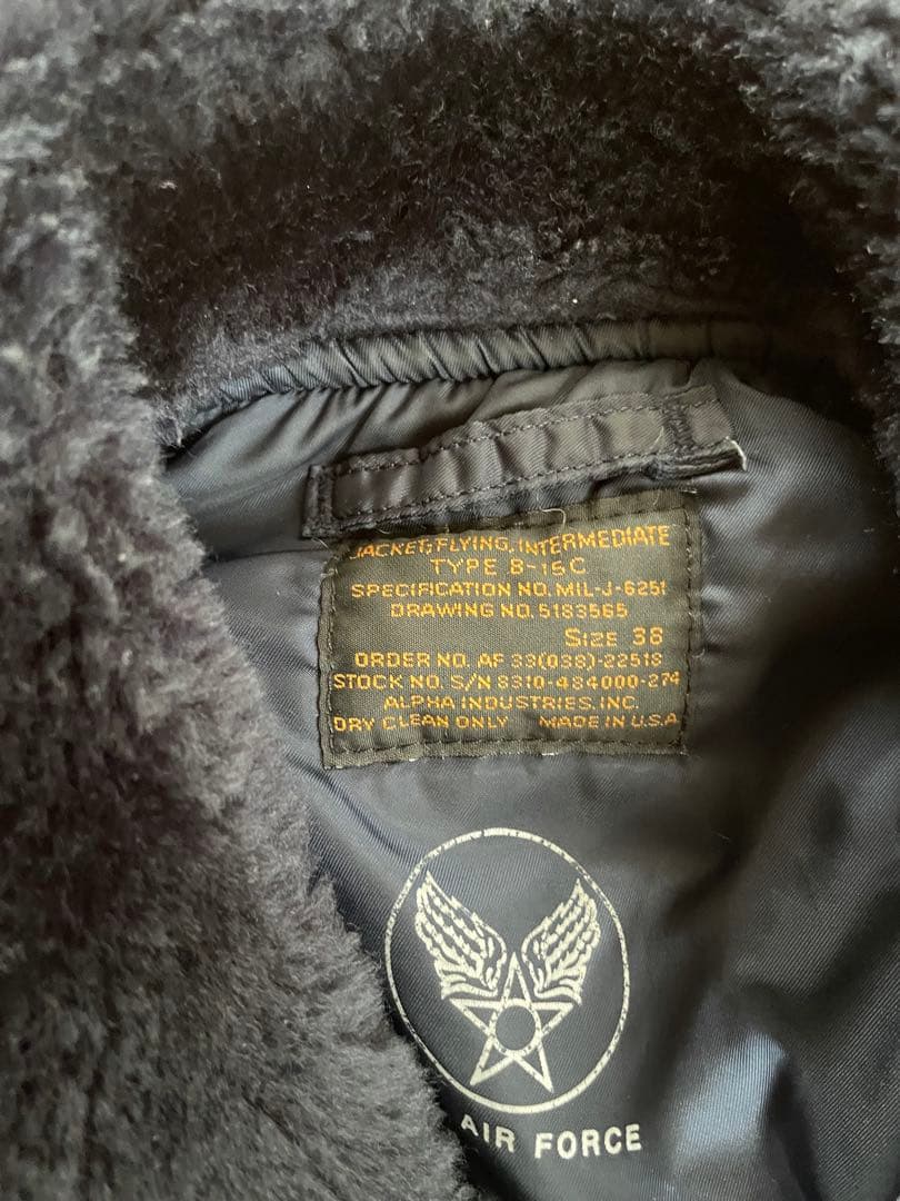 B-15C 50s 復刻　alpha サイズ38