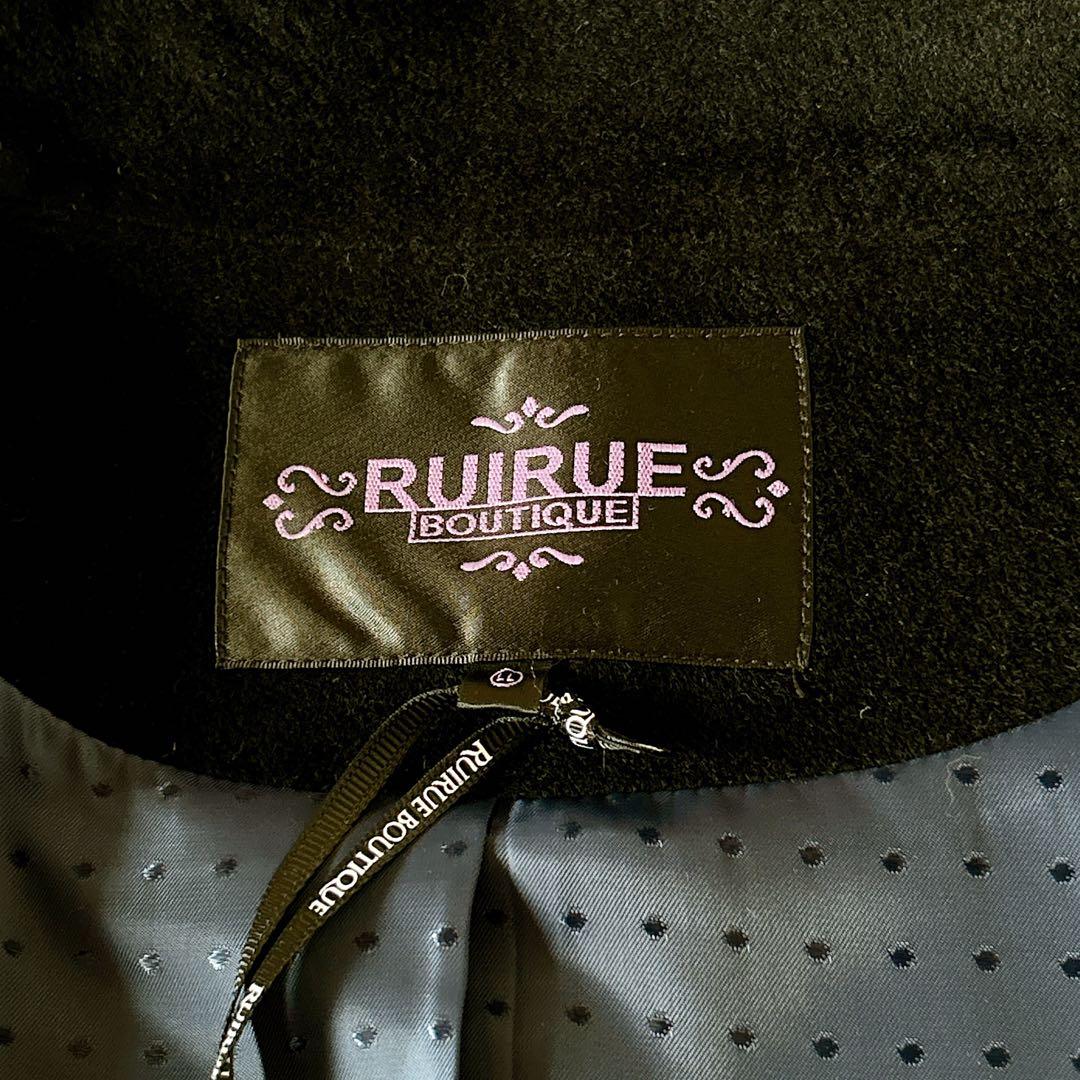 定価2.6万☆未使用タグ付☆ルイルエブティック　コート　リボン フレア　Aライン