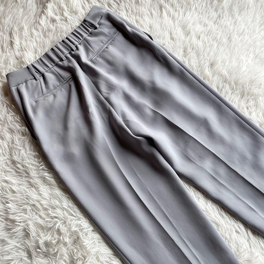 美品 プラステ トリアセブレンドペプラムジャケット パンツスーツ 24年モデル