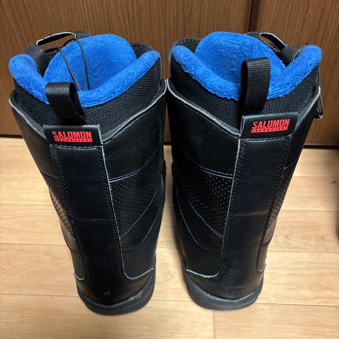SALOMON スノーボードブーツ ブラック/ブルー