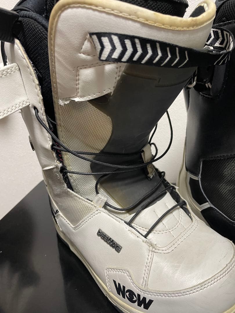 DEELUXE ID WOW 18-19 25.5cm サイン入り 白 黒