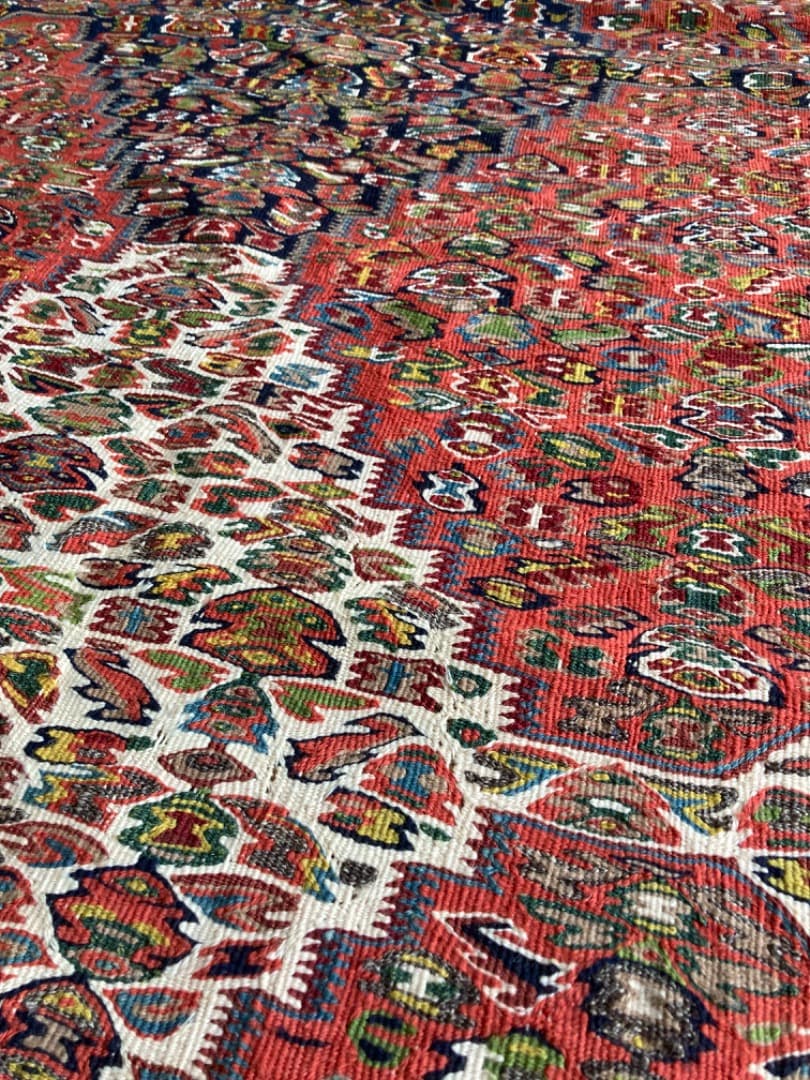 【在庫一掃セール】セネ キリム ウール 176cm×133cm