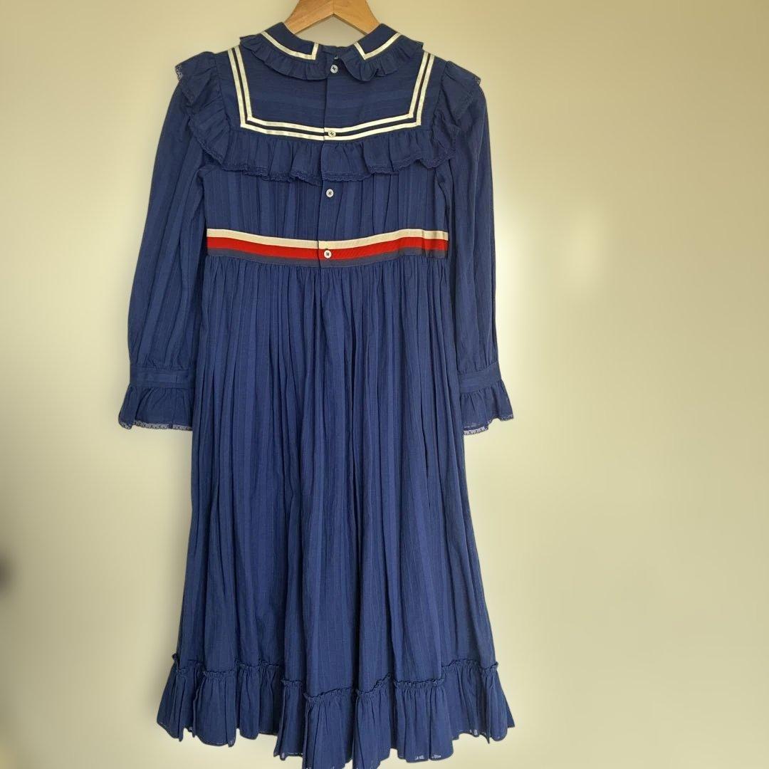 GUCCI フリル付き長袖 ワンピース グッチ