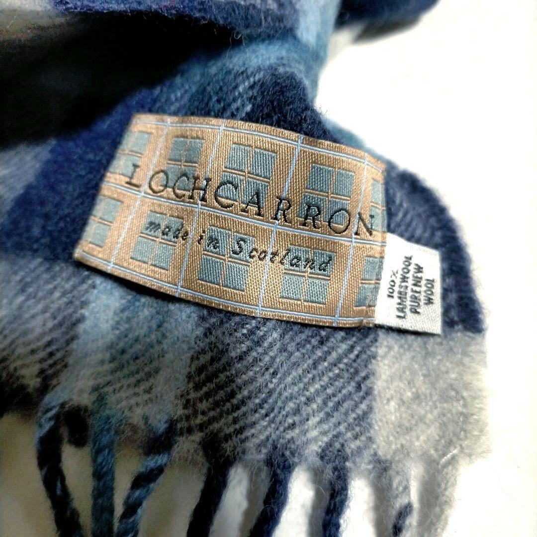 激レア ロキャロン ラムウールマフラー タータンチェック スコットランド製